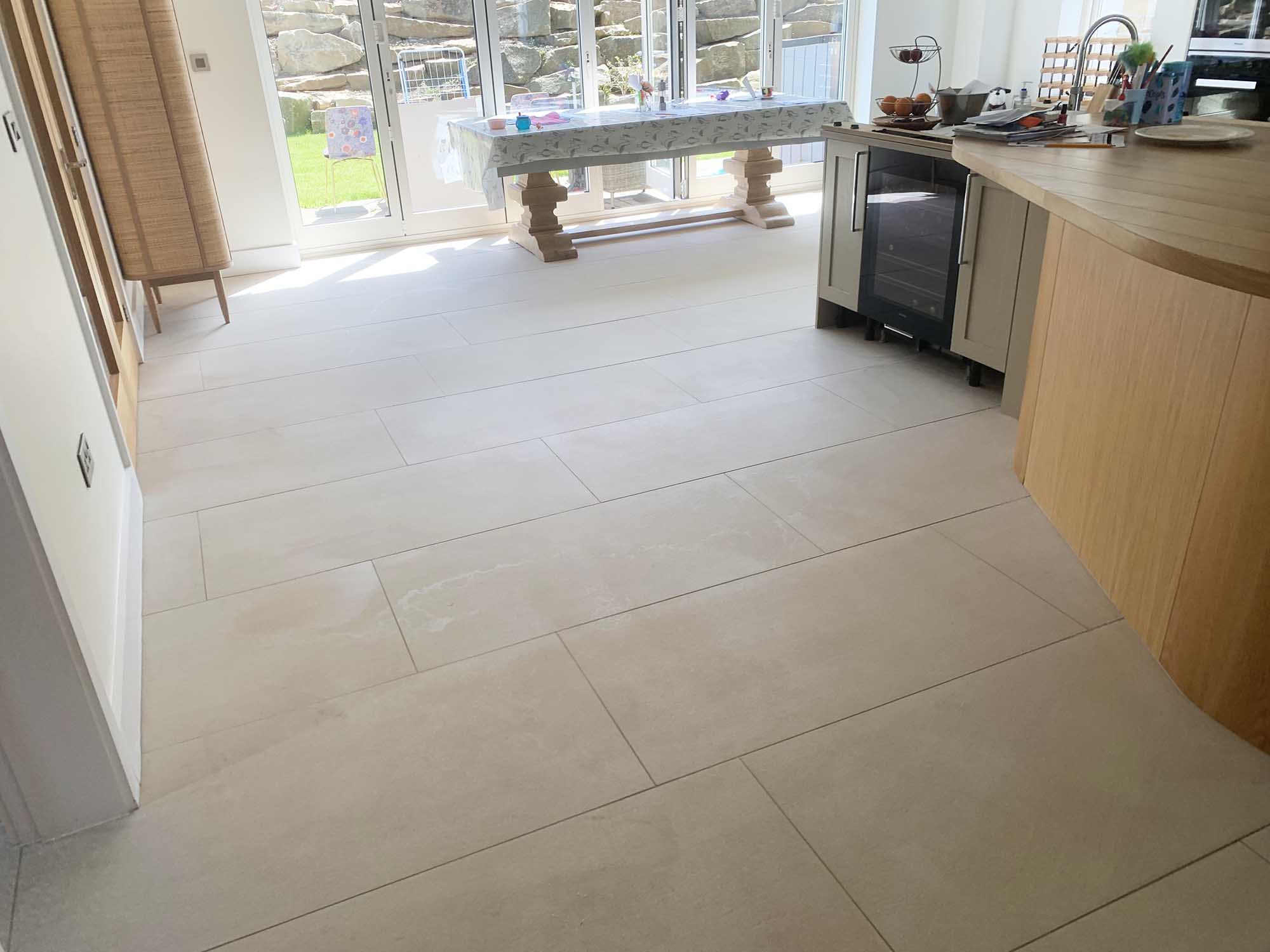 Cleaned and Sealed Porcelain Floor Specialist